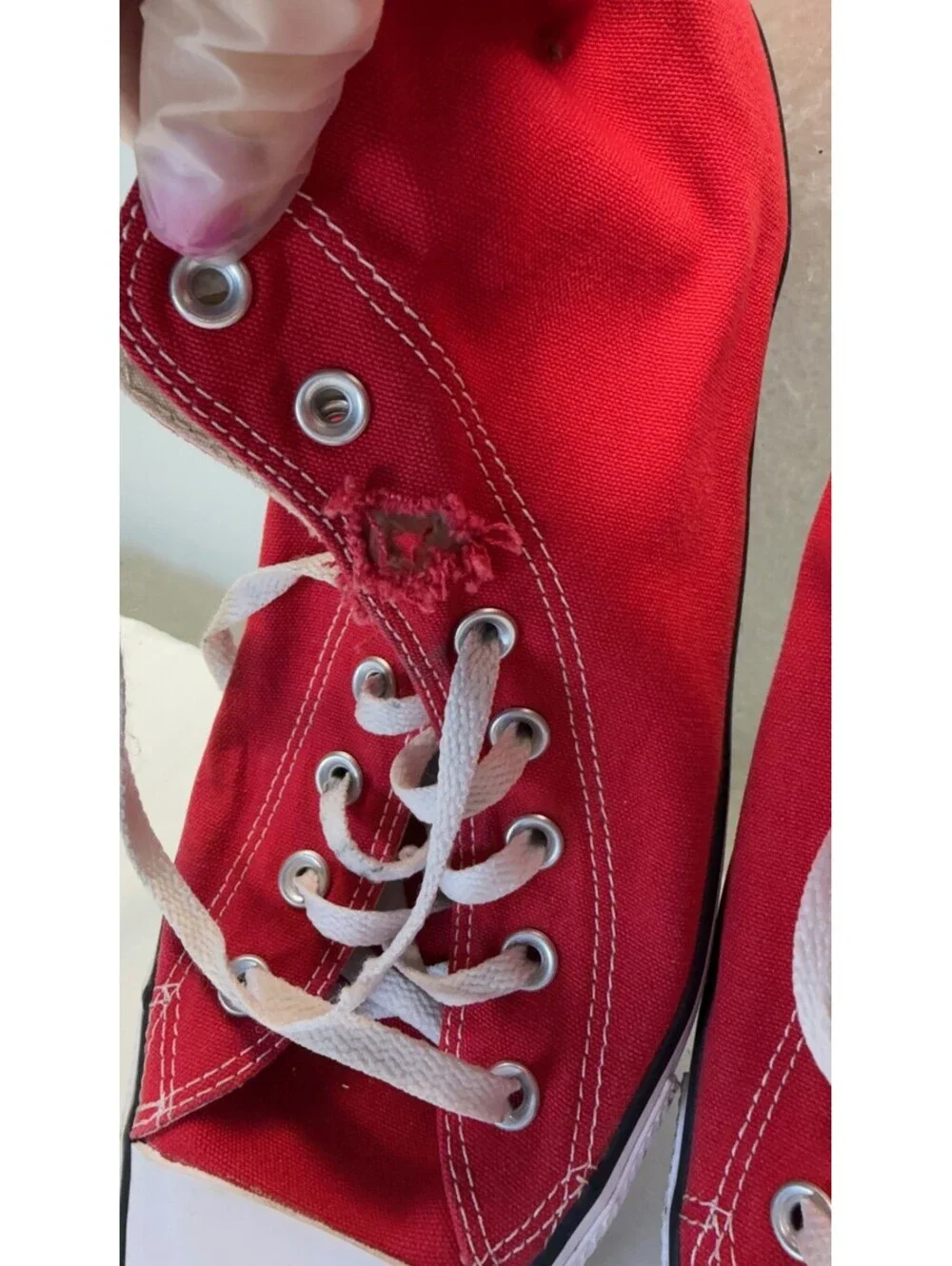 Converse Chuck Taylor All Star High Top Red Sneakers Men's Size 13 A-12